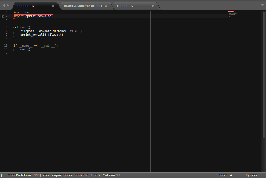 sublime text python ide